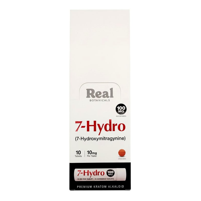 Real Botanicals 7 - Hydro 100mg 10Tablets - 8ctBox