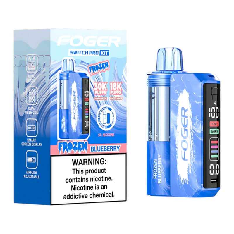 Foger Switch Pro 30K 5ct Box-Frozen Blueberry