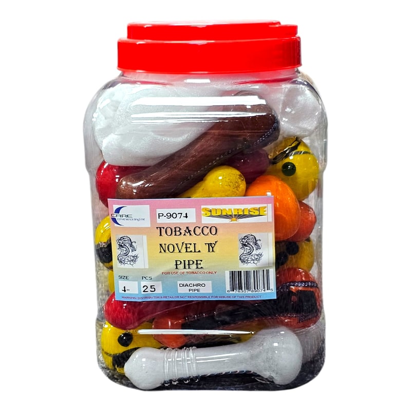 Diachro Pipe 4" 25ct Jar