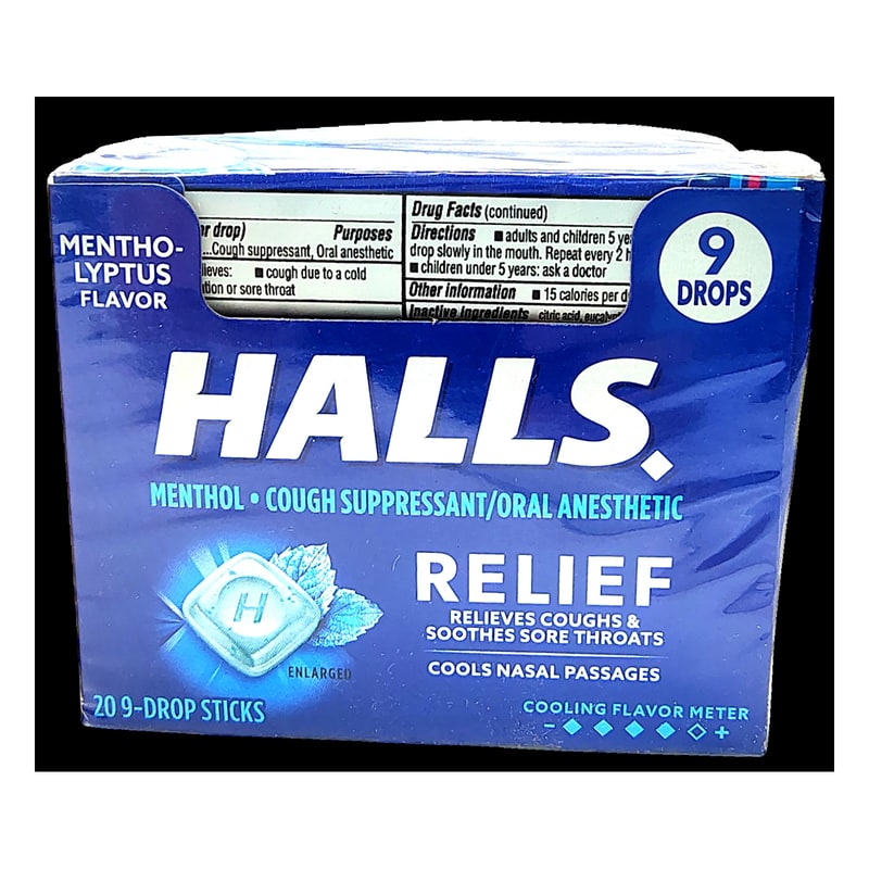 Halls 20ct Tray-Mentho-Lyptus