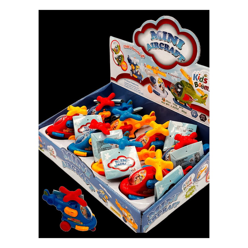 Kids Boom Mini Aircraft 8ct Box