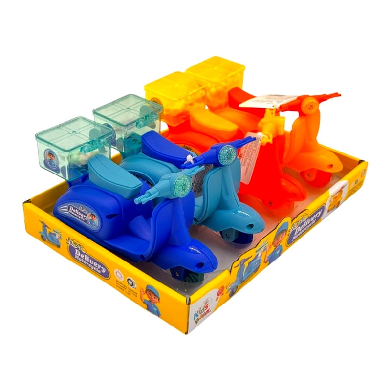 Kids Boom Delivery Motorcycle 4ct Box