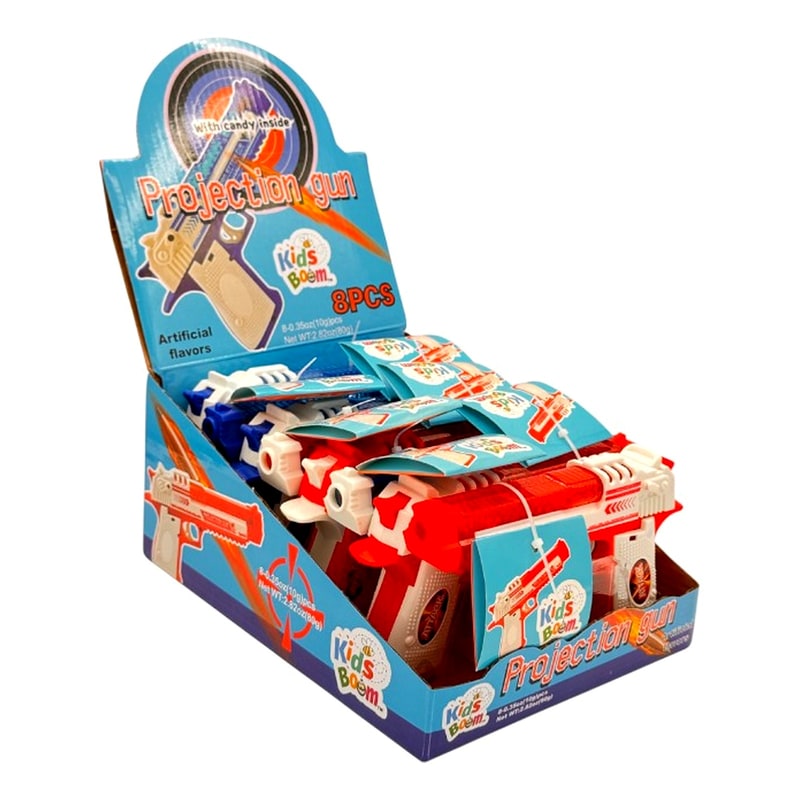 Kids Boom Projection Gun 8ct Box
