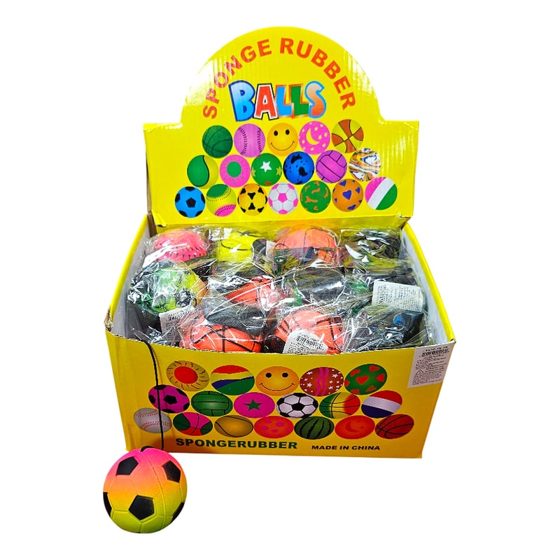 Sponge Rubber Ball -24ct