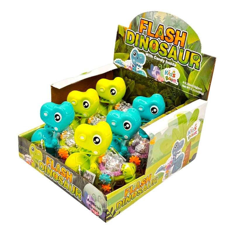 Kids Boom Flash Dinosaur -6ct