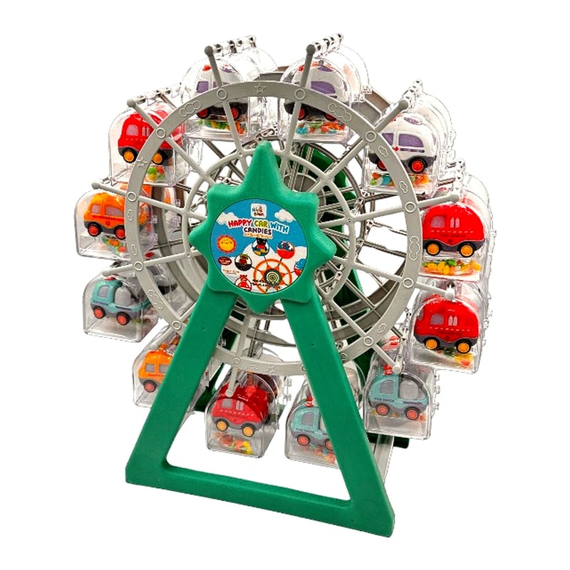 Kids Boom Happy Car With Candies Ferris Wheel Display -48ct