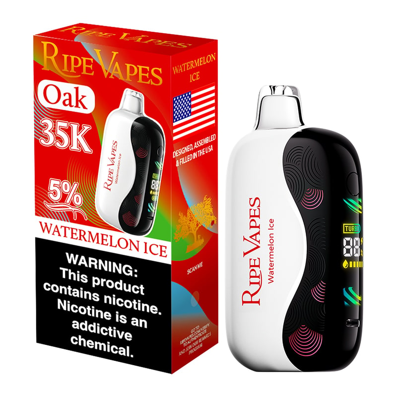 Ripe Vapes Oak 35k 5ct Box - Watermelon Ice