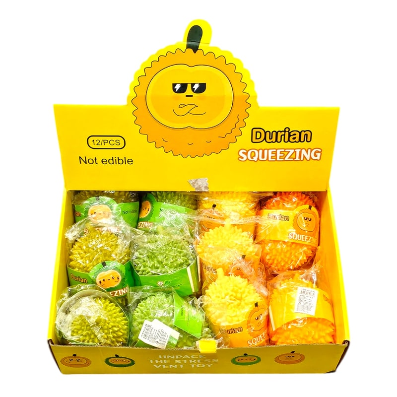 Squeeze Durian Toy (B-83) 12ct