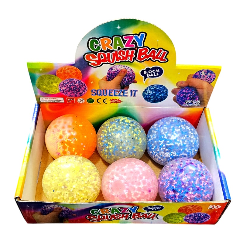 Crazy Squeeze Ball (B-73) 6ct