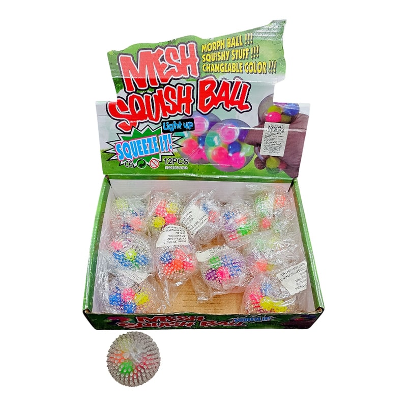Mesh Squeeze Ball (B-27) 12ct