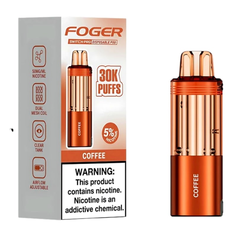 Foger Switch Pro POD 30K 5ct Box-Coffee