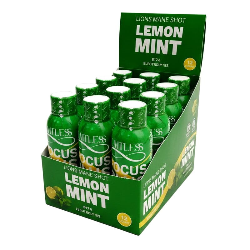 LMTLESS Focus Plus Shots 20oz - Lemon Mint