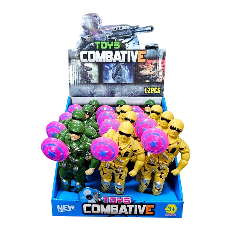 Sour City Toys Combative Soldier Candy 12ct