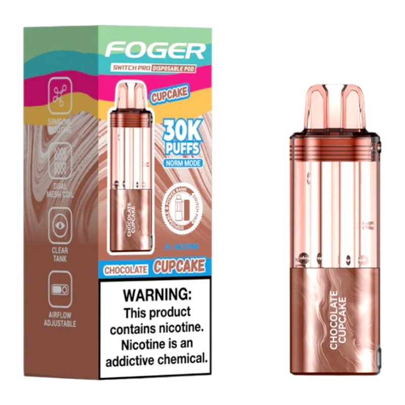 Foger Switch Pro POD 30K 5ct Box-Chocolate Cupcake