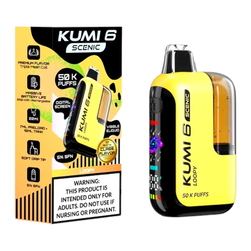 Kumi Scenic 50k Puff 5ct Box - Loopy