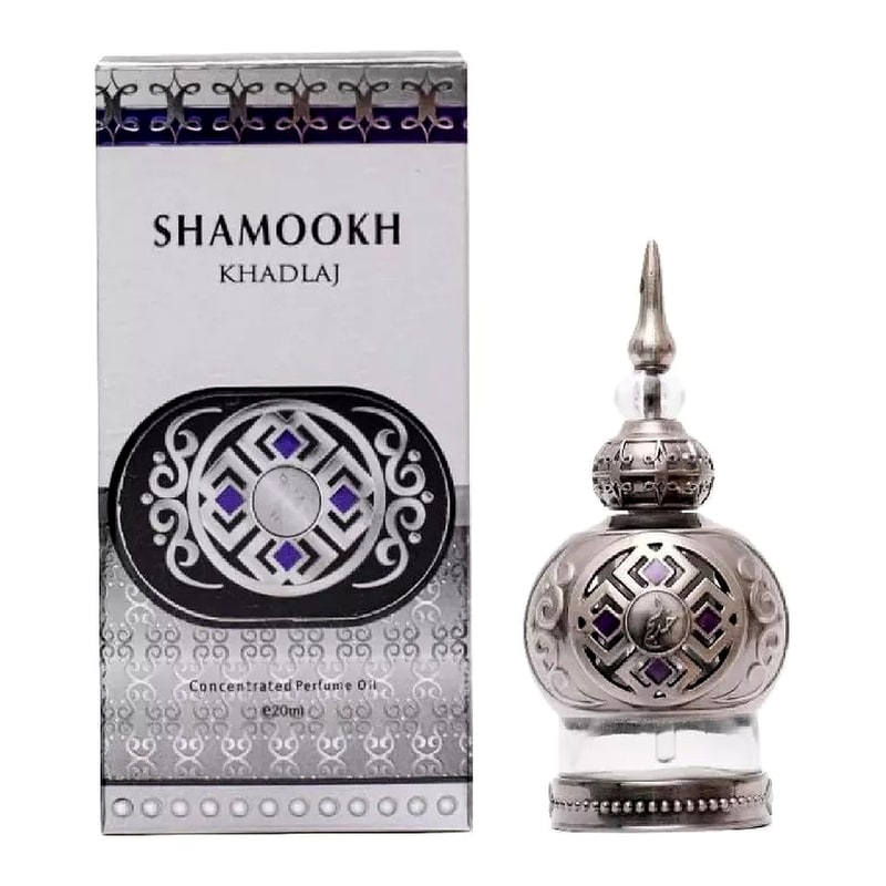 Fancy Body Oil Perfume -Shamookh Sliver