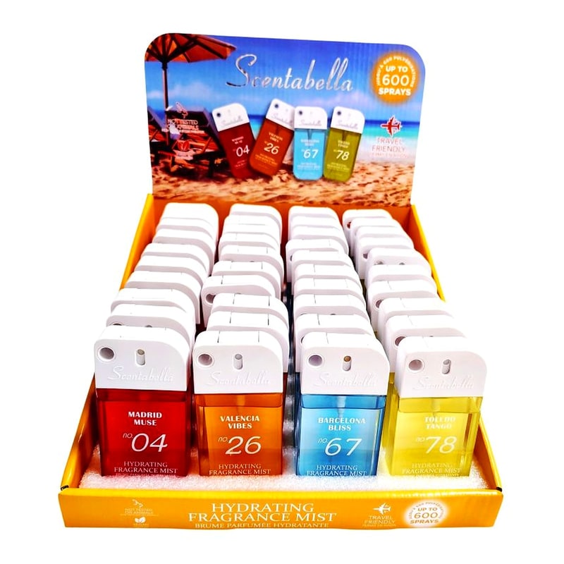 Scentabella  Body Fragrance Mist 40ct Display