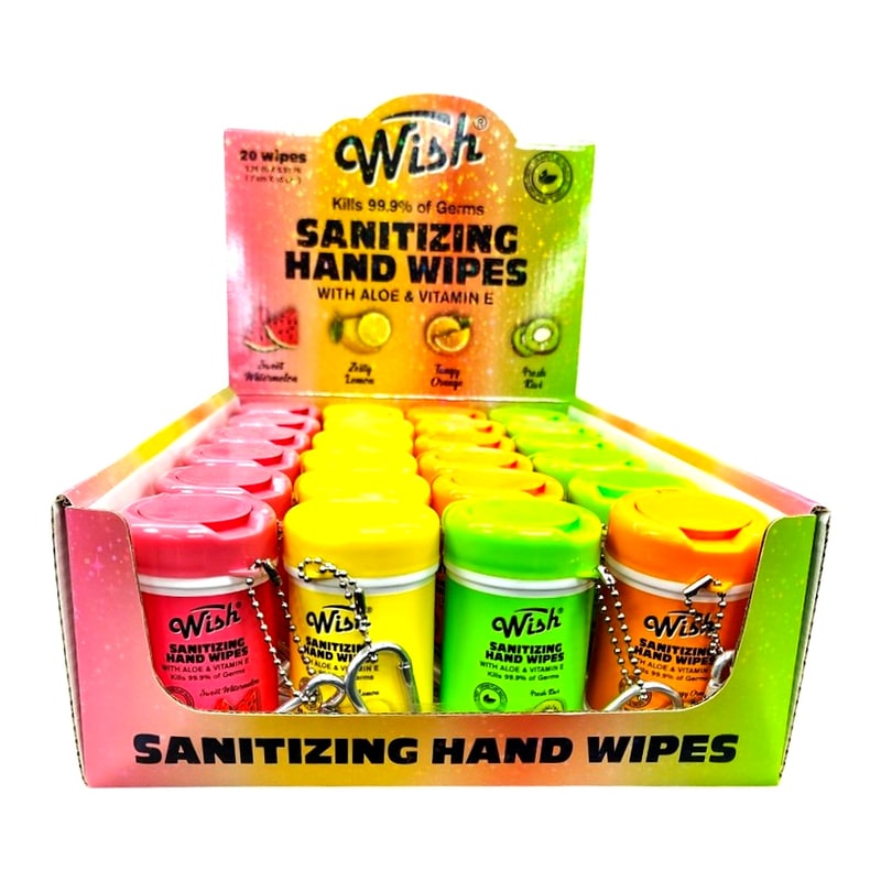 Wish hand Sanitizing Wipes 24ct Box