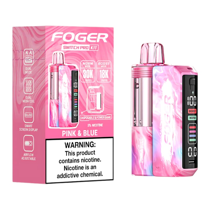 Foger Switch Pro 30K 5ct Box-Pink&Blue