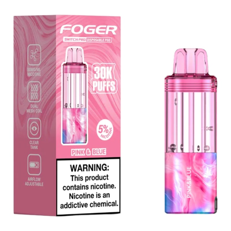 Foger Switch Pro POD 30K 5ct Box - Pink&Blue