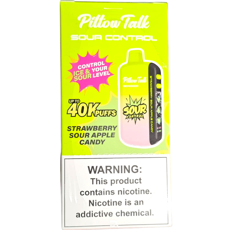 Pillow Talk 40000 5ct Box (TEXAS COMPLIANT) - Strawberry Sour Apple Candy