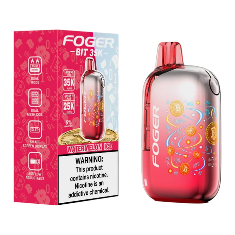 Foger Bit 35k Puff 5ct Box-Watermelon Ice