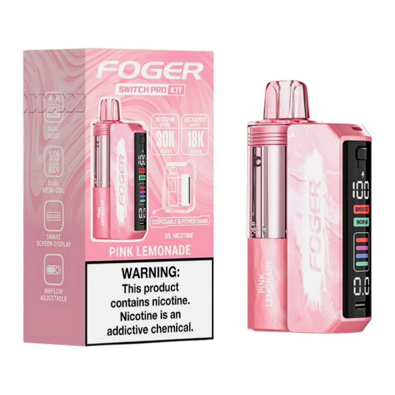 Foger Switch Pro 30K 5ct Box-Pink Lemonade