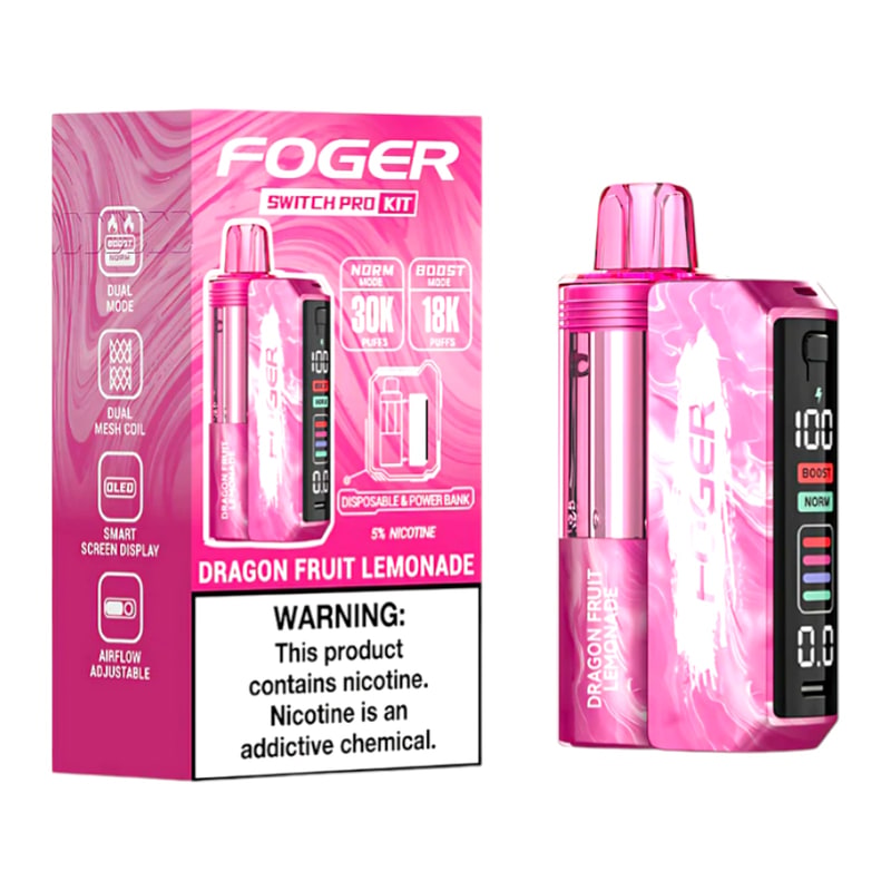 Foger Switch Pro 30K 5ct Box-Dragon Fruit Lemonade