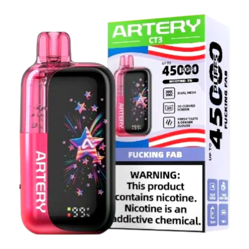 Artery CT3 45k Puff 5ct Box-Fcuking Fab