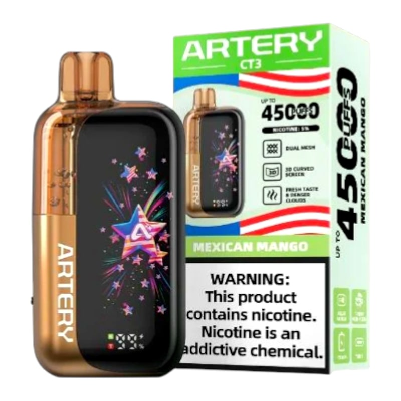Artery CT3 45k Puff 5ct Box-Mexican Mango