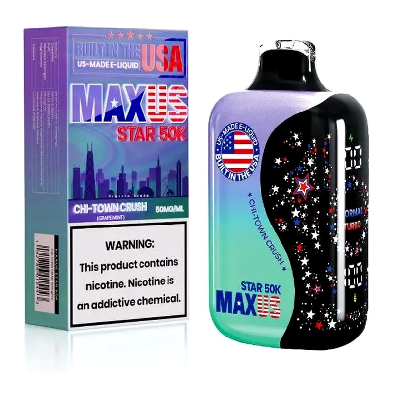 MAXUS Star 50k Puff 5ct Box-Chi-Town Crush