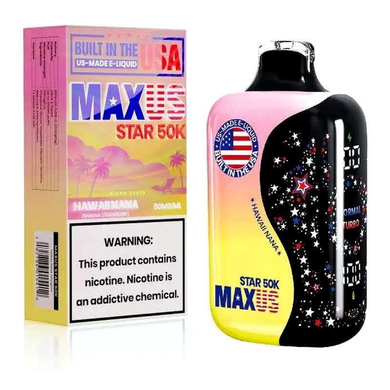 MAXUS Star 50k Puff 5ct Box-Hawaii Nana
