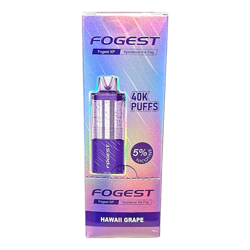 Fogest XP 40k Puff 5ct Box - Hawaii Grape