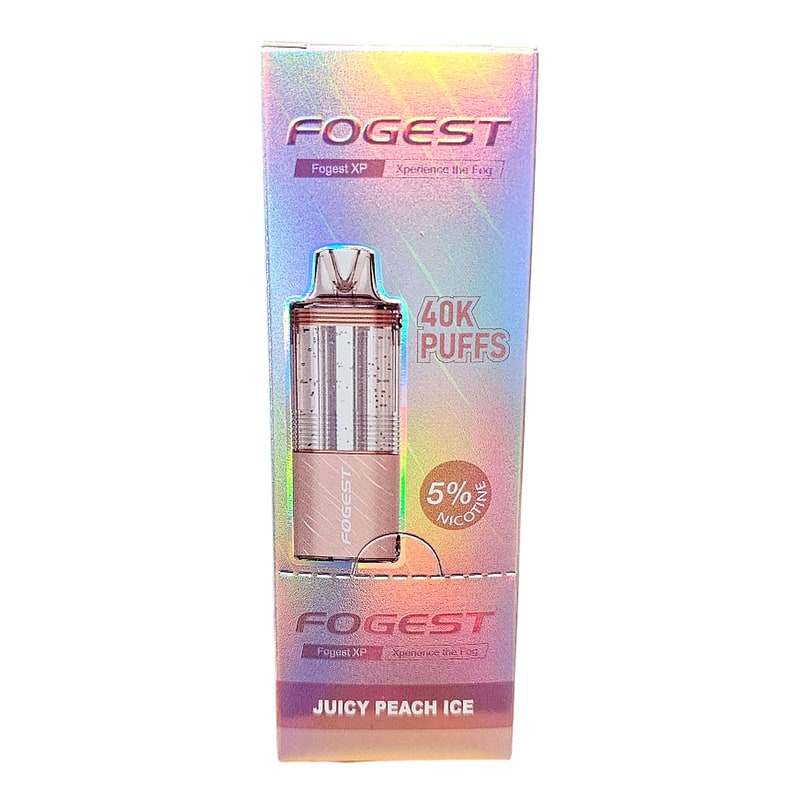 Fogest XP 40k Puff 5ct Box-Juicy Peach