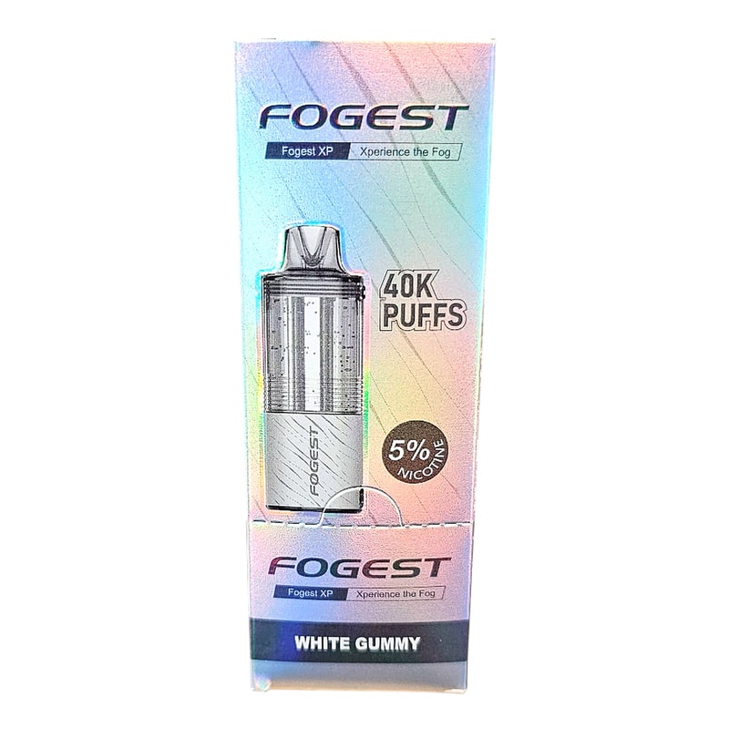 Fogest XP 40k Puff 5ct Box - White Gummy