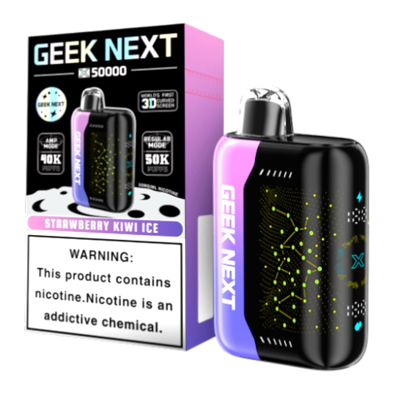 Geek Next X 50k 5ct Box - Strawberry Kiwi Ice
