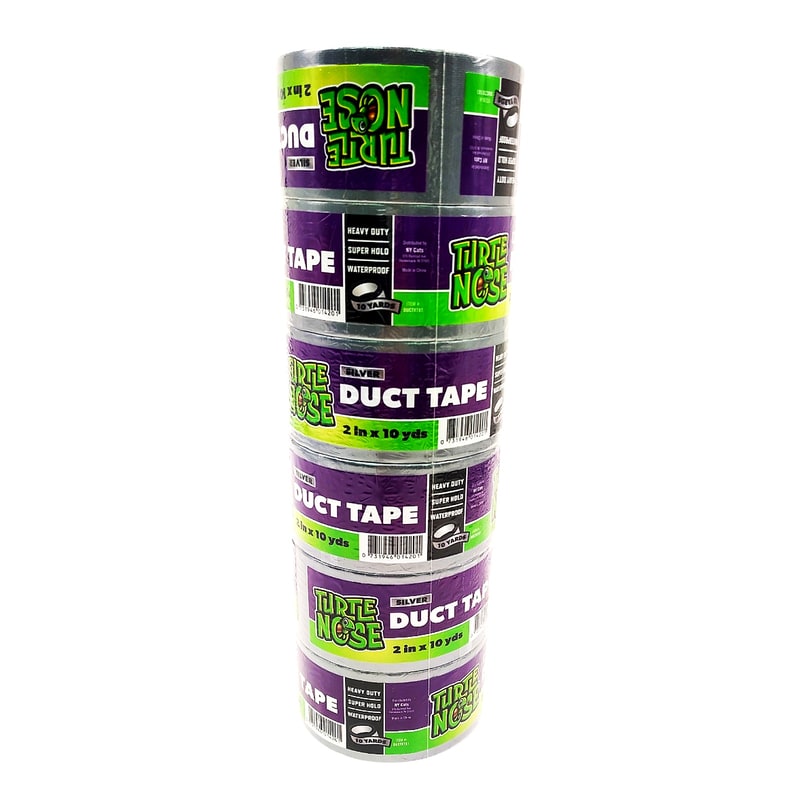 Turtle Noise Duct Tape Sliver  2in X10yds 6ct