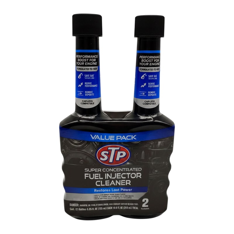 STP Fuel Injector Cleaner (Black) 5.25oz 2pk