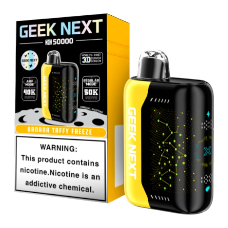 Geek Next X 50k 5ct Box - Banana Taffy Freeze