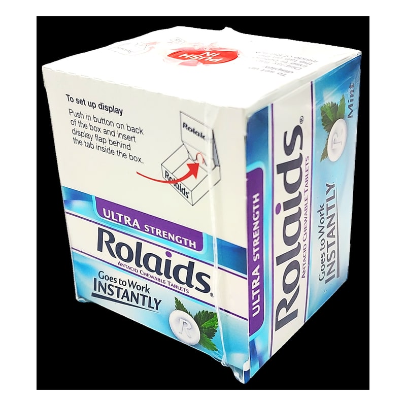 Rolaids Antacid Ultra Strength Mint 10pc 12ct
