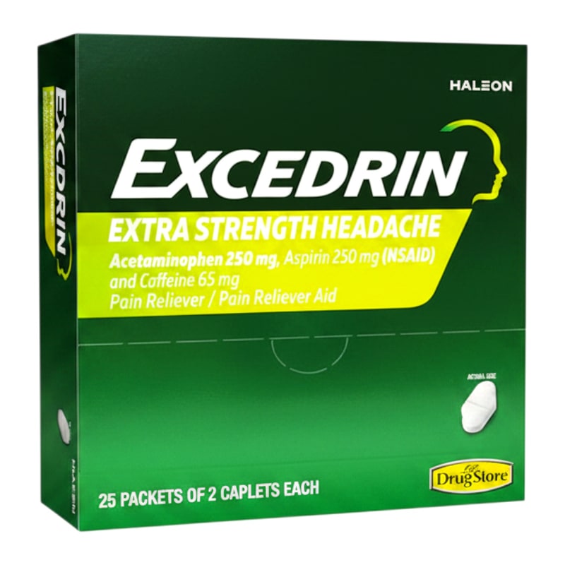 Excedrin Extra Strength Headache Caplets 2pk 25ct Box