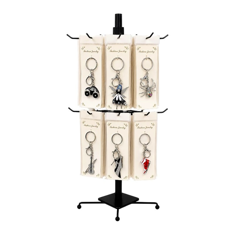 Metal Keychain Display Loaded 96ct