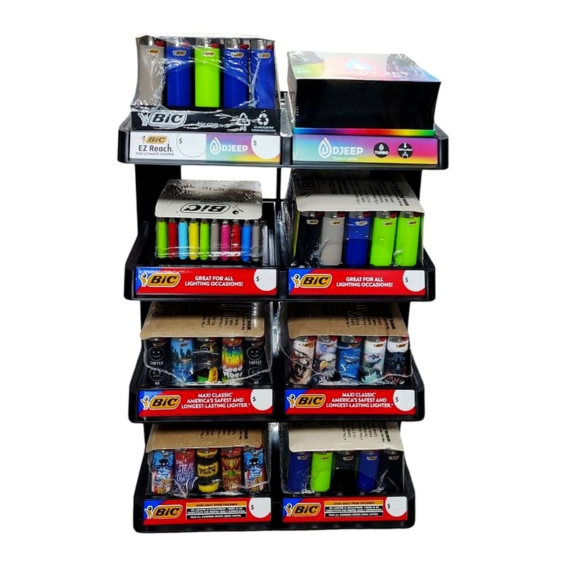 Lighter Bic 8 Tier Display Full