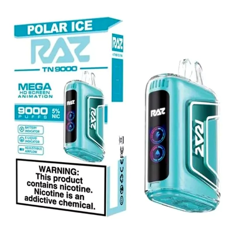 RAZ TN9000 5ct Box-Polar Ice