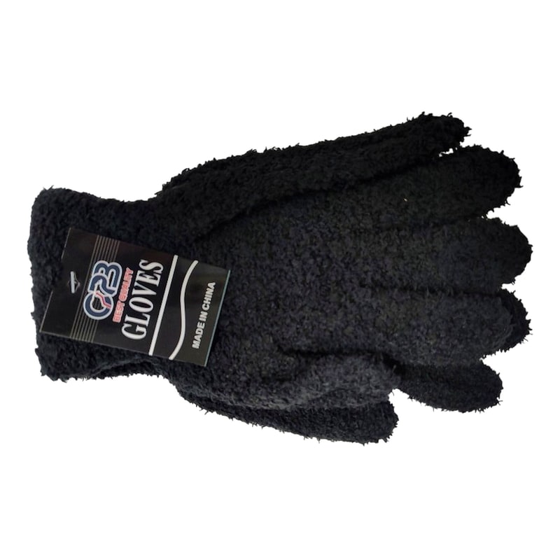 CPB Winter Ski Gloves Black (WG-045) 12ct
