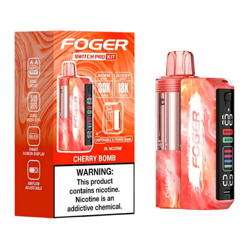 Foger Switch Pro 30K 5ct Box-Cherry Bomb