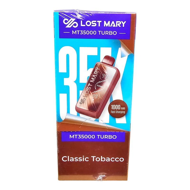 Lost Mary MT35000 Turbo 5ct Box-Classic Tobacco