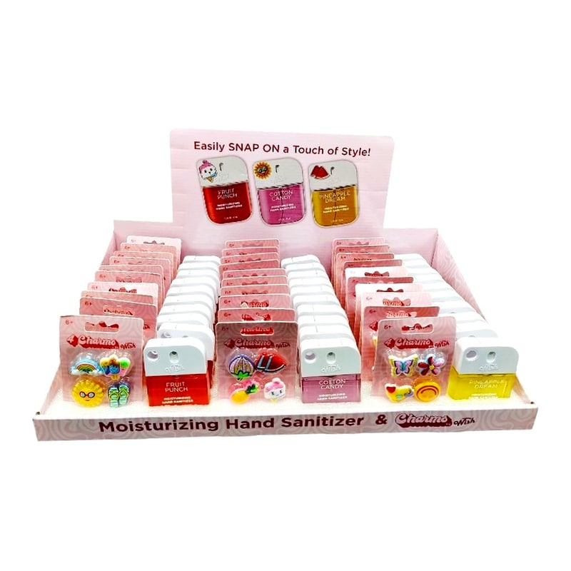 Wish -Hand Sanitizer & Charms Cards 30pcs - 60ct