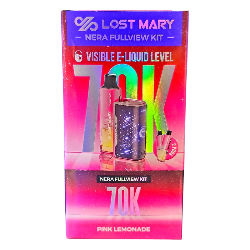 Lost Mary Nera Fullview 70k Puff 5ct Box-Pink Lemonade