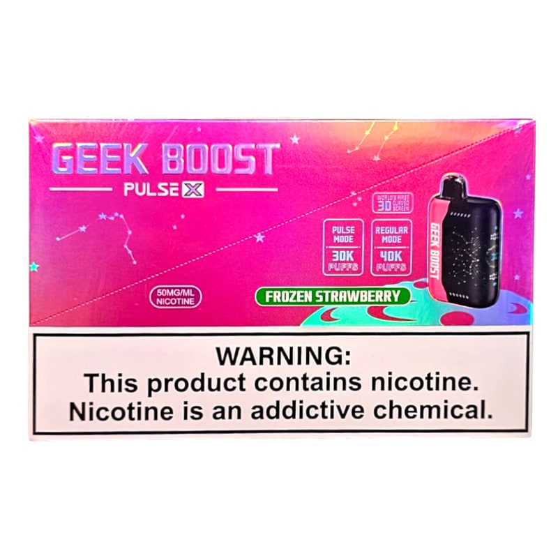 Geek Boost Pulse X 40k Puff 5ct Box-Frozen Strawberry